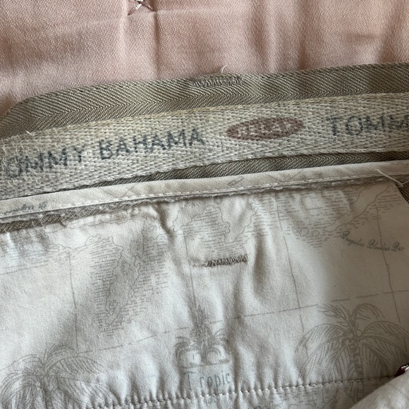 Tommy Bahama 100% silk tan slacks size 36. - Picture 5 of 7